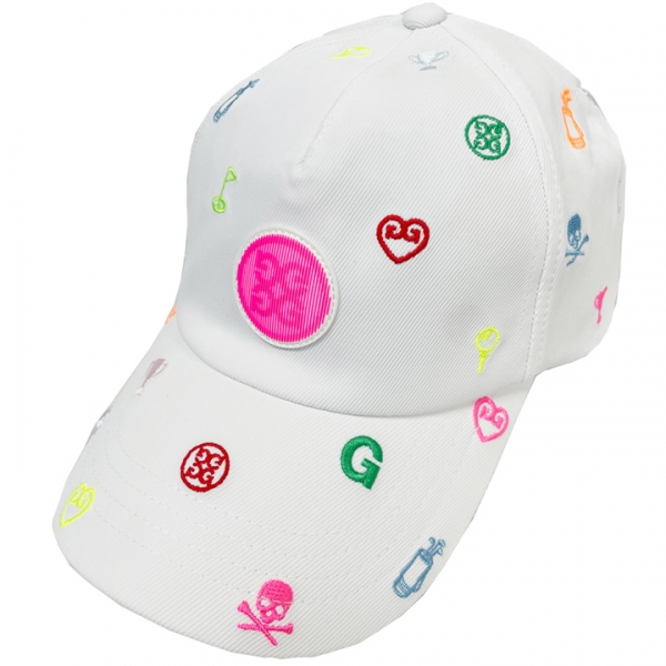 ◆당일◆25SS 자수 아이콘 스트레치 트윌 캡모자 스노우 GLH000012 SNO