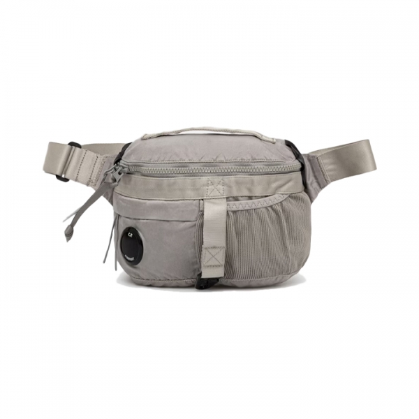 ◆당일◆26SS 렌즈 와펜 나일론 B 웨이스트백 도브그레이 20CMAC043A 005269G 904
