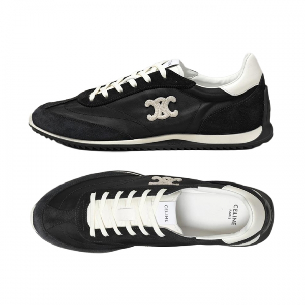 ◆당일◆26SS 트리오페 레이서 레이스업 로우 스니커즈 블랙 364365257C 38NO