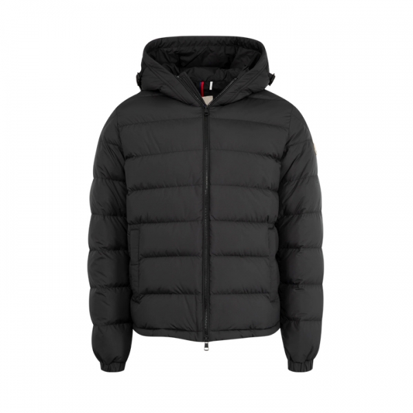 ◆당일◆25FW 라베라에트 LAVERAET 로고 패치 패딩자켓 블랙 1A002 28 597YW 999