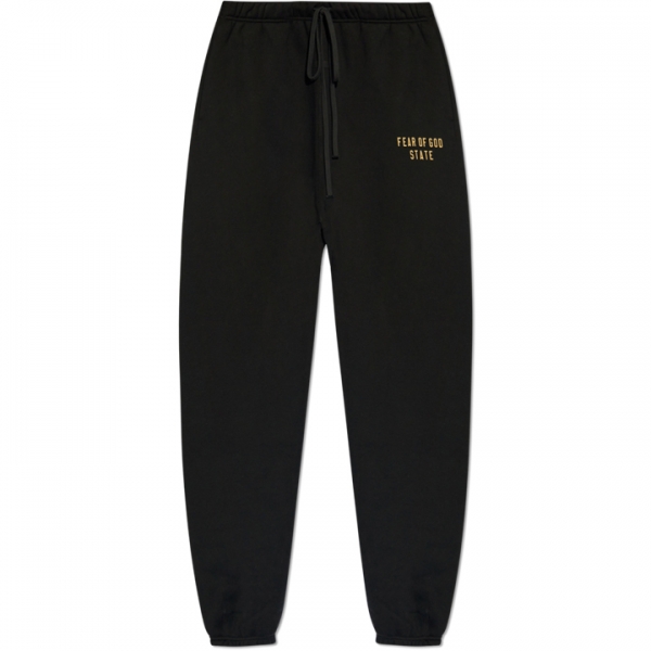 ◆당일◆25SS 에센셜 로고 기모 트레이닝 팬츠 블랙 130BT242020F BLACK