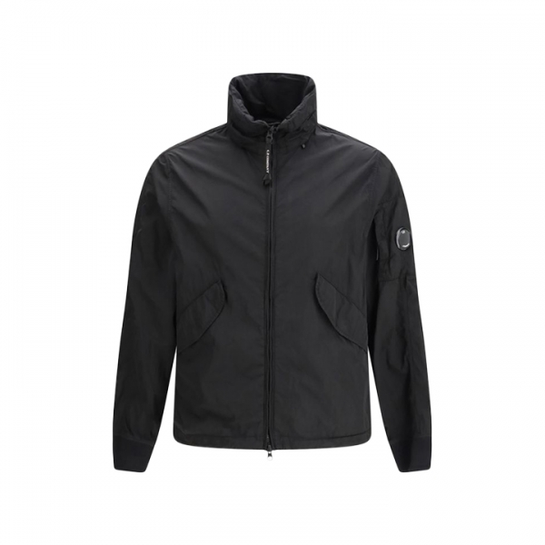 ◆당일◆26SS 렌즈 와펜 크롬 R 하이넥 자켓 블랙 20CMOW006A 005904D 999