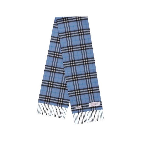 키즈 빈티지 체크 캐시미어 머플러 코너플라워블루 8117710