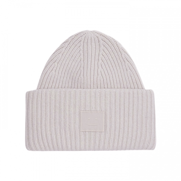 ◆당일◆25FW 라지 페이스 패치 울 비니 라이트그레이 C40424 AAB