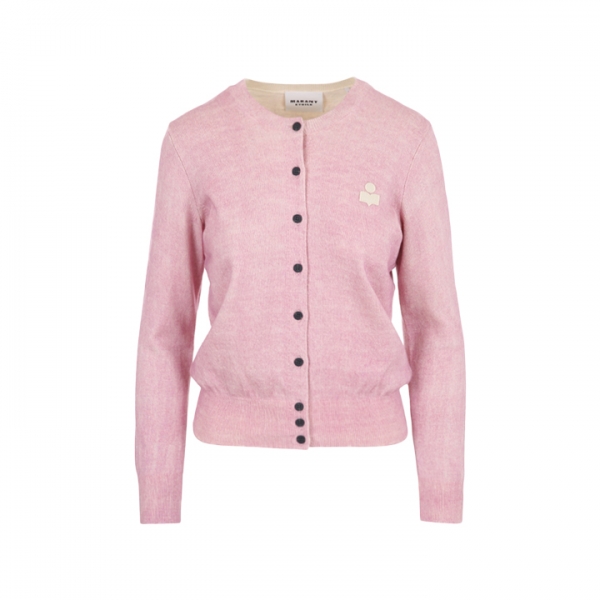◆당일◆25FW 모나 MONA 스몰 로고 가디건 페이드핑크 CA0115FA C3L11E 02FP