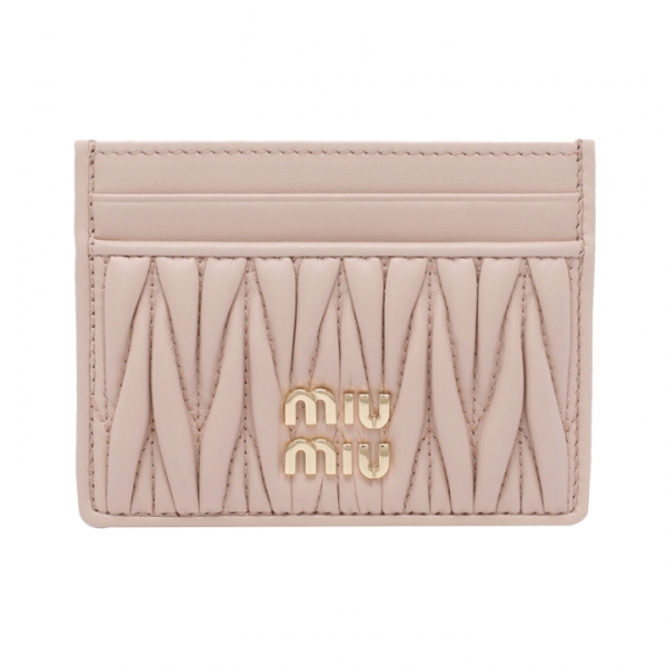 ◆당일◆26SS 마틀라세 금장 로고 카드지갑 파우더 5MC076 AFPP F0236