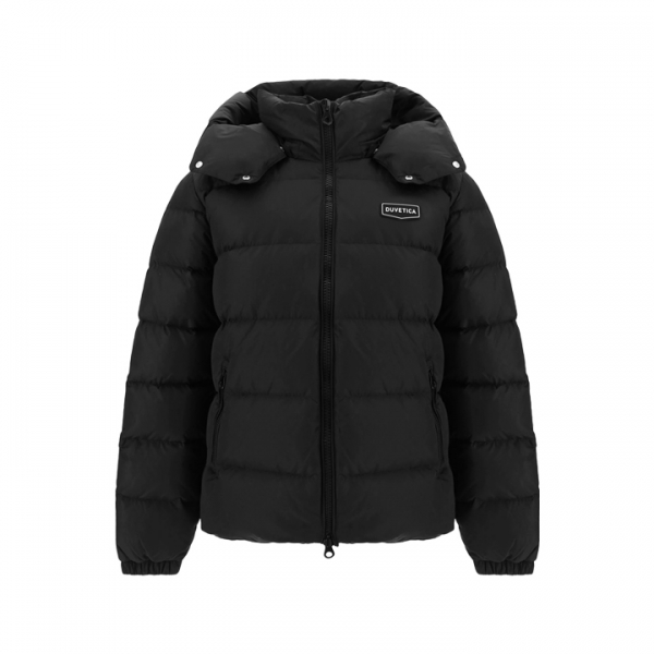 ◆당일◆25FW 아프리카 APRICA 로고 패치 패딩 자켓 블랙 VUDJ20235K0001 BKS