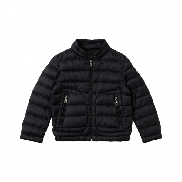 ◆키즈◆여성 아코루스 ACORUS 로고 패치 경량패딩 블랙 1A000 35 597YF 999