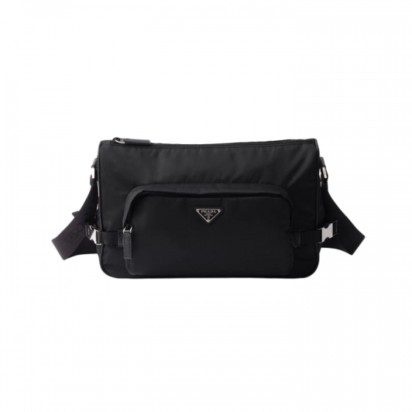 ◆당일◆26SS 삼각로고 나일론 라지 숄더백 블랙 2VH191 2DMG F0002