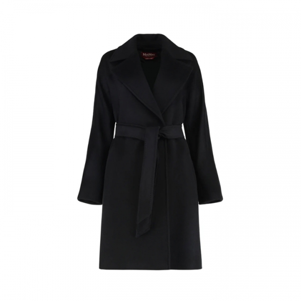 ◆당일◆25FW 드라벤나 DRAVENNA 벨티드 울 코트 블랙 2526016152 013