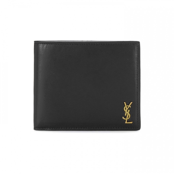 ◆당일◆26SS 모노그램 금장 로고 반지갑 블랙 607727 02G0W 1000