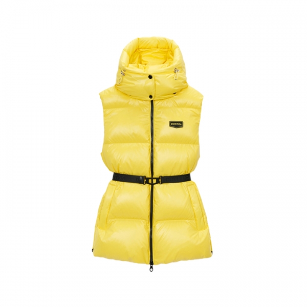 ◆당일◆25FW ALLORO 로고 패딩조끼 옐로우 VDDV95236K0001 YEL