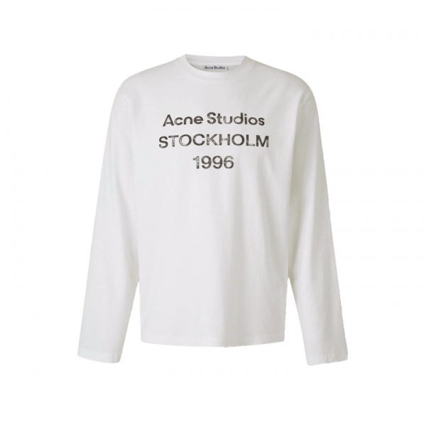 ◆당일◆26SS 로고 프린트 롱슬리브 티셔츠 오프화이트 CL0424 AEG