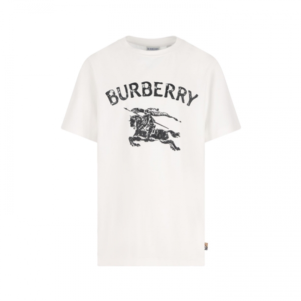 ◆키즈◆여성 EKD 로고 데미지 반팔 화이트 8117319