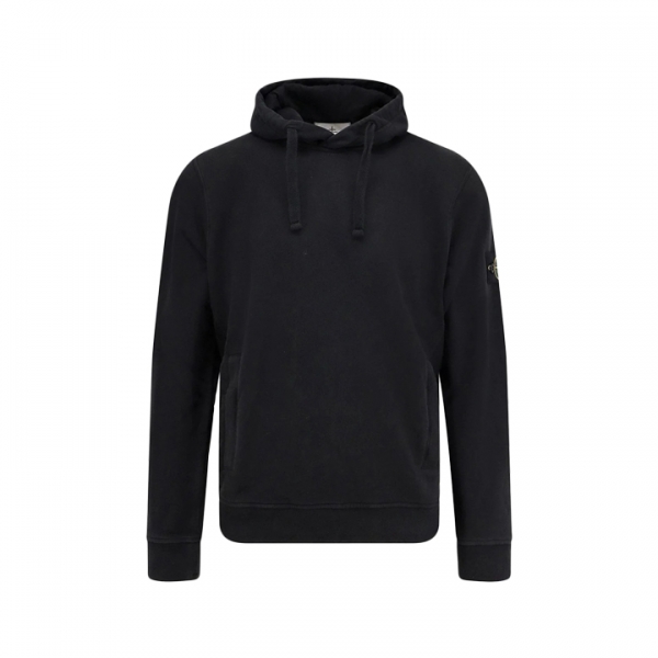 ◆당일◆25FW 와펜 패치 브러쉬드 코튼 플리스 후드티 블랙 K2S15 6100029 S0A20 V0029