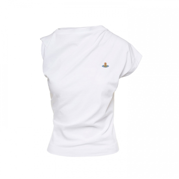 ◆당일◆25FW 헤보 HEBO 드레이프 티셔츠 화이트 1504000A J001M A401