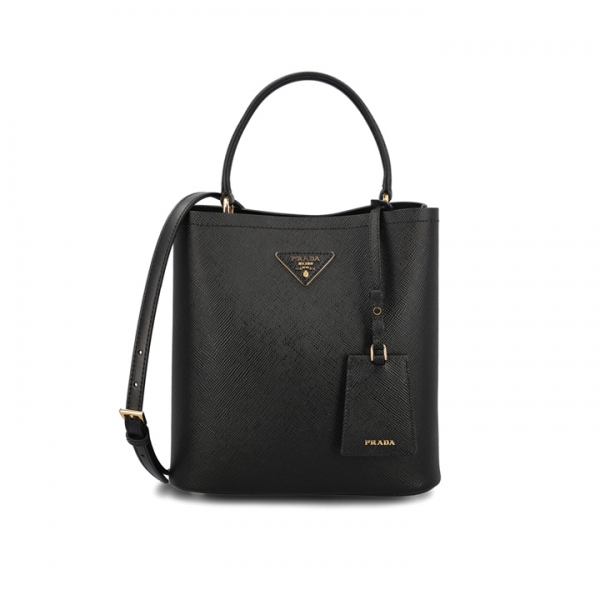 ◆당일◆25FW 사피아노 두블레 미디엄 토트백 블랙 1BA212 2ERX F0002