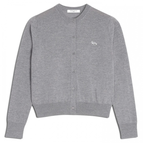 ◆당일◆25SS 여성 베이비 폭스 패치 가디건 그레이 MW00507KT1036 H131