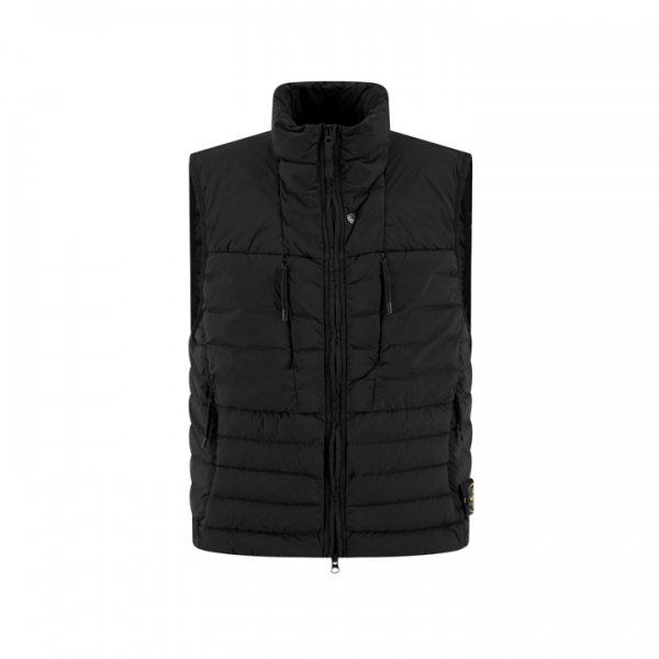 ◆당일◆25FW 와펜 패치 심리스 터널 나일론 패딩조끼 블랙 K2S15 G100004 S0183 V0029