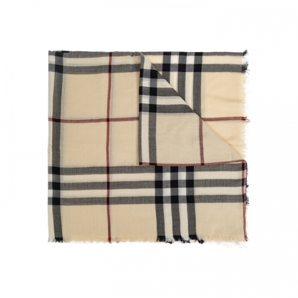 ◆당일◆26SS 자이언트 체크 스카프/머플러 스톤 8090720