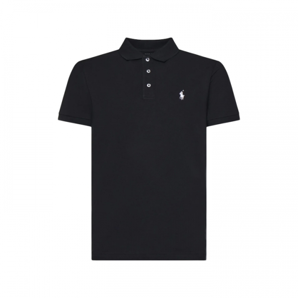 ◆당일◆26SS 포니 자수 커스텀 슬림핏 카라 티셔츠 블랙 710941439 040