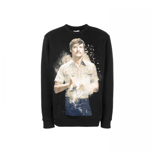 ◆15주년◆PENA 프린팅 맨투맨 블랙 NUS18442 009