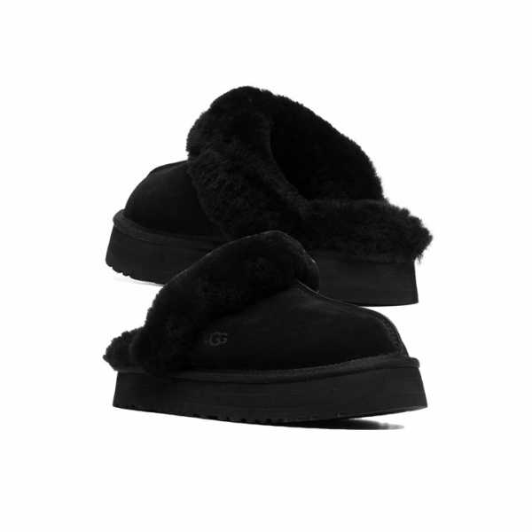 ◆당일◆25FW 디스케트 퍼 뮬 슬리퍼 블랙 1122550 BLK