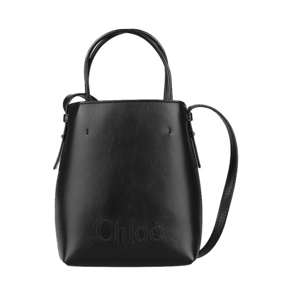 ◆당일◆25FW 센스 로고 자수 마이크로 토트백 블랙 CHC23UP873I10 001