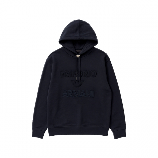 ◆당일◆25FW 엠보 로고 오버핏 후드티 네이비 EM001121 AF100131 UB118