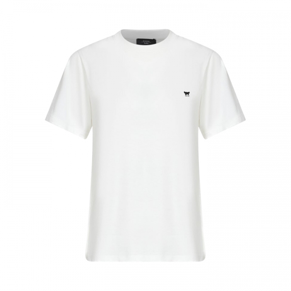 ◆당일◆25FW 베나코 VENACO 자수 로고 티셔츠 화이트 2525976021 001