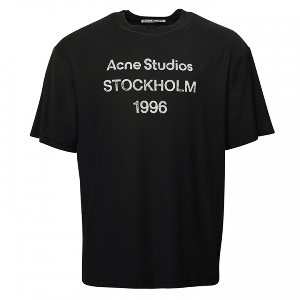 ◆당일◆25FW 로고 프린트 티셔츠 페이드블랙 CL0196 BM0