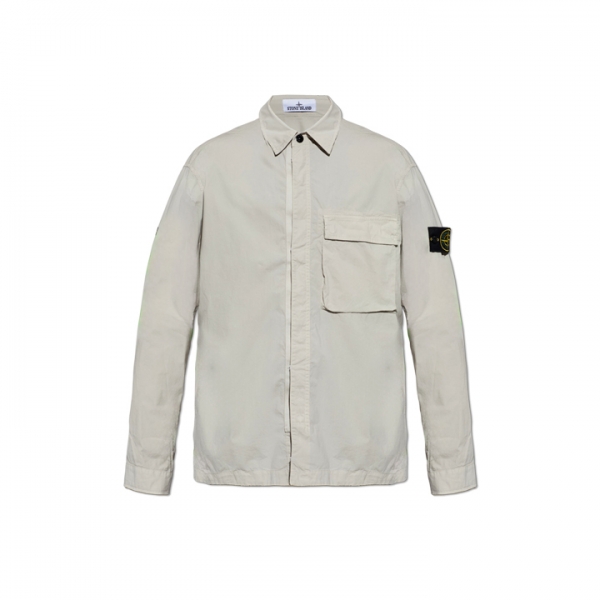 ◆당일◆26SS 와펜 패치 오버 셔츠자켓 펄그레이 L1S15 1200032 S0003 V0061