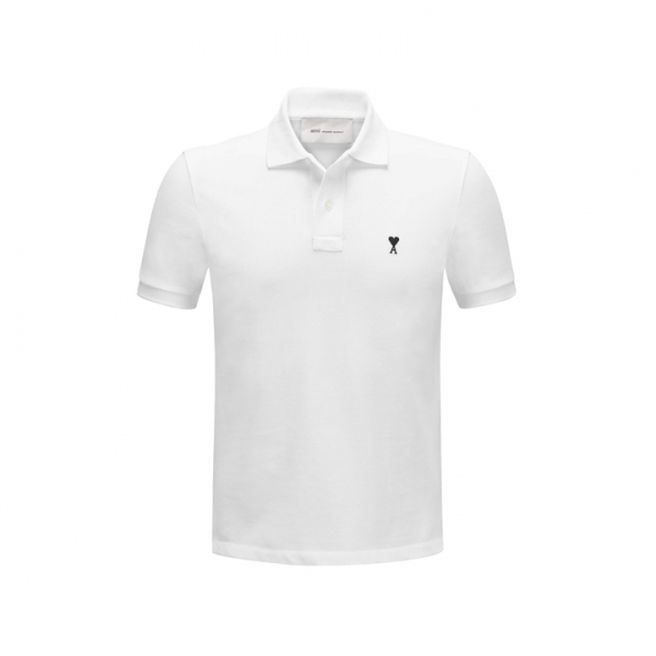 ◆당일◆26SS 하트 스몰 로고 카라 티셔츠 화이트 HPL411 760 100