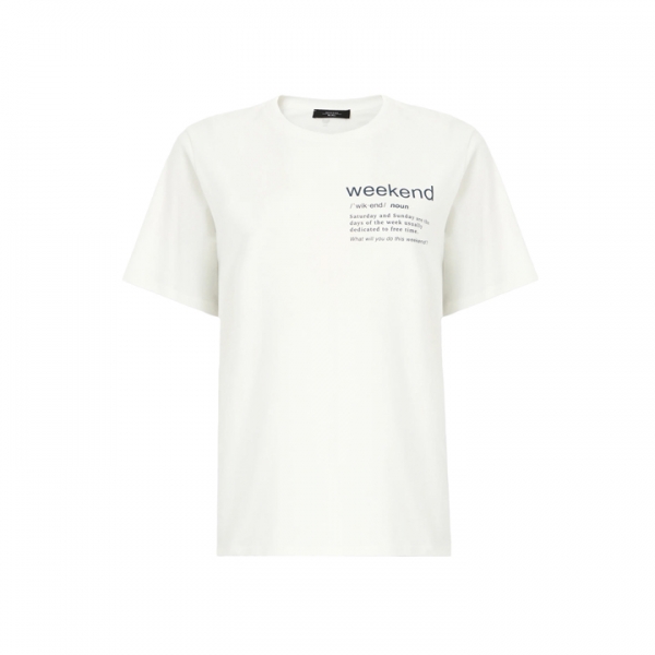 ◆당일◆26SS 테뉴 WKDTENUE 로고 티셔츠 화이트 2615971051 003