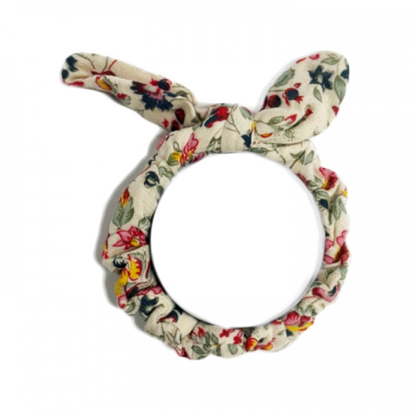 ◆키즈◆키즈 클로에 와일드 플라워 스크런치 크림 25F_S0055 CRFLO