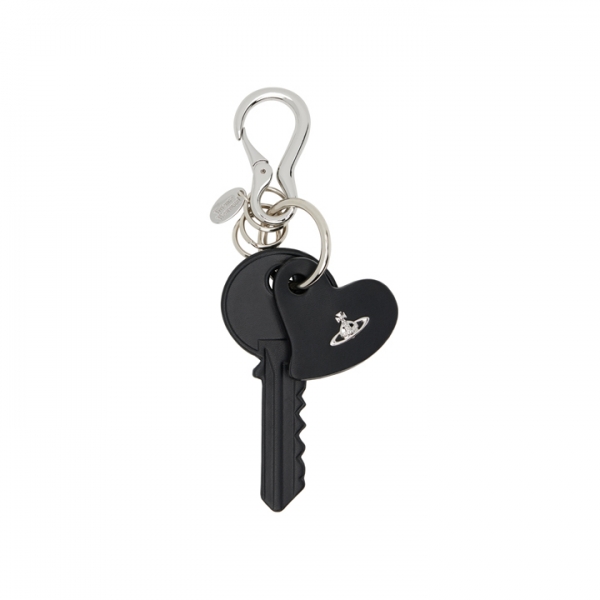 ◆당일◆26SS ORB 키&하트 키링 블랙 8203012HU L00AT N401