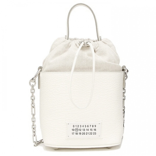 ◆당일◆25FW 5AC 스몰 버킷&크로스백 화이트 S61WG0035 P4348 H0157