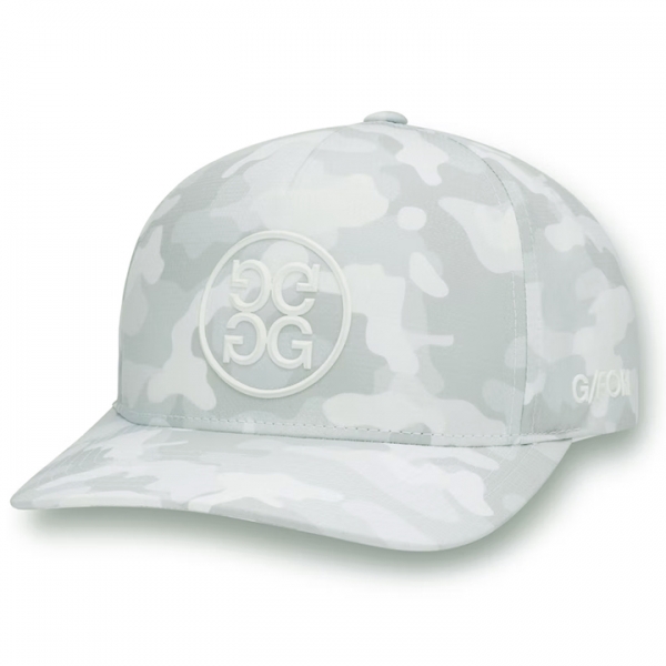 ◆당일◆23SS G'S 써클 로고 카모 스냅백 화이트 G4AS22H01 SNO