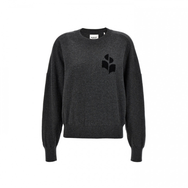 ◆당일◆26SS 마리산스 MARISANS 로고 니트 차콜 PU0053FA A1X05E 02AN