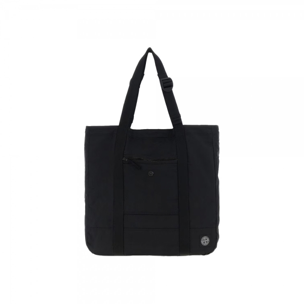 26SS 로고 패치 나일론 메탈 토트백 블랙 L1S15 9200012 S0251 V0029