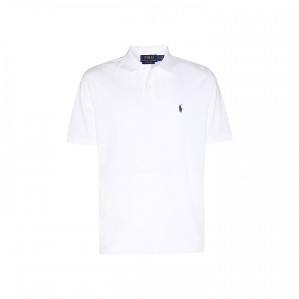 ◆당일◆26SS 포니 자수 클래식핏 카라 티셔츠 화이트 710666997 001