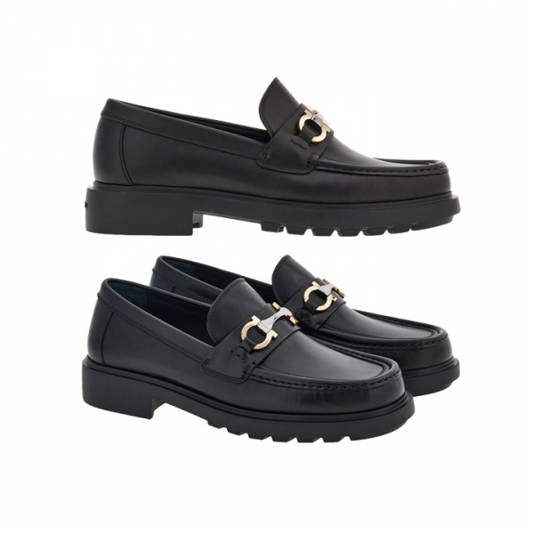 ◆당일◆26SS 더글라스 DUGLAS 더블 간치니 로퍼 블랙 0768108