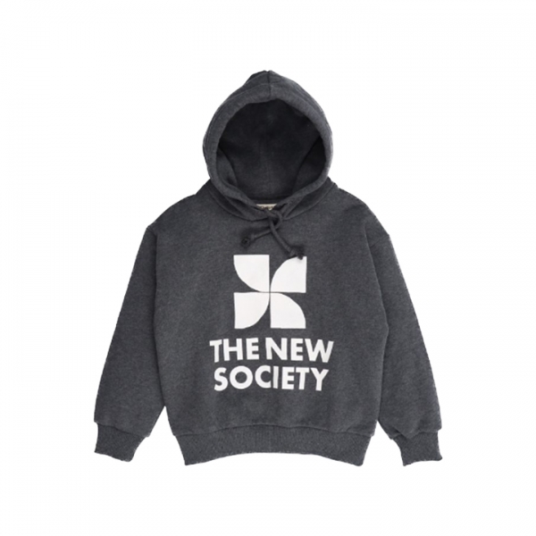 ◆키즈◆키즈 로고 스웻 후드티 그레이 TNS HS GALACTIC GR.MEL