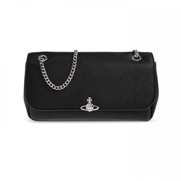 ◆당일◆26SS ORB 은장 로고 펄스 체인 크로스백 블랙 5C01000XW S0021 N401