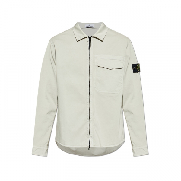 ◆당일◆26SS 와펜 패치 셔츠자켓 펄그레이 L1S15 1200015 S0012 V0061