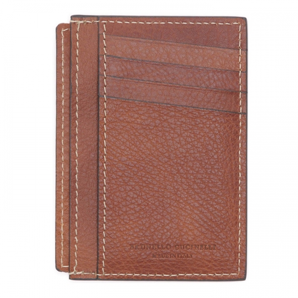 ◆당일◆25FW 로고 인그레이빙 카드지갑 브라운 MWZIU320 C6608