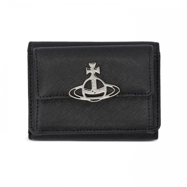 ◆당일◆26SS ORB 로고 스몰 플랩 펄스 반지갑 블랙 5115002UW L001N N401