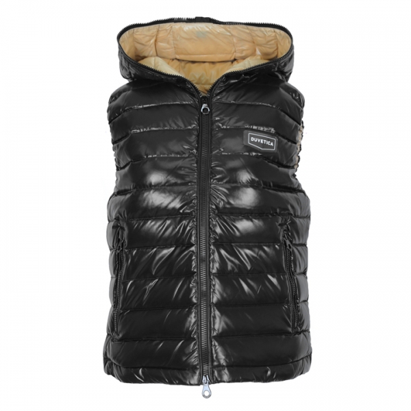 ◆당일◆25FW PACENZA 로고 패치 패딩 조끼 블랙 VDDV00125K0001 BKS