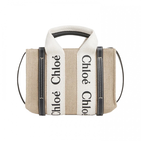 ◆당일◆25FW 우디 미니 토트백 네추럴 CHC22AP237I26 91J