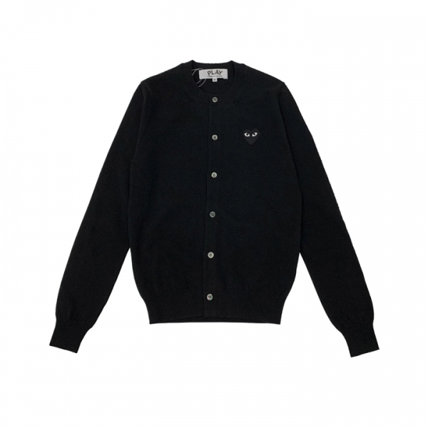 ◆당일◆25FW 블랙 하트 와펜 패치 가디건 블랙 AX-N023-051-1